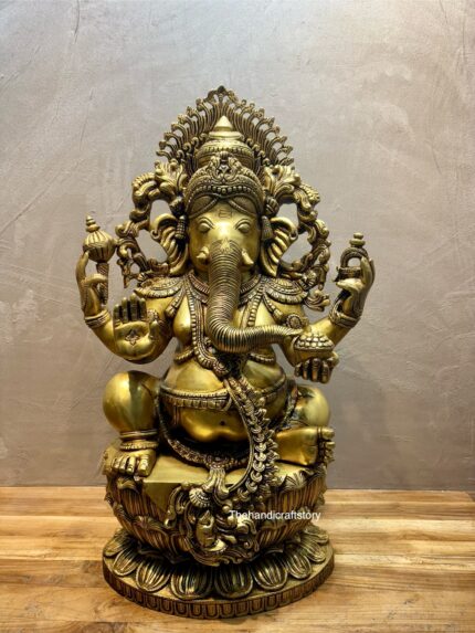 Superfine Brass Ganesha Statue